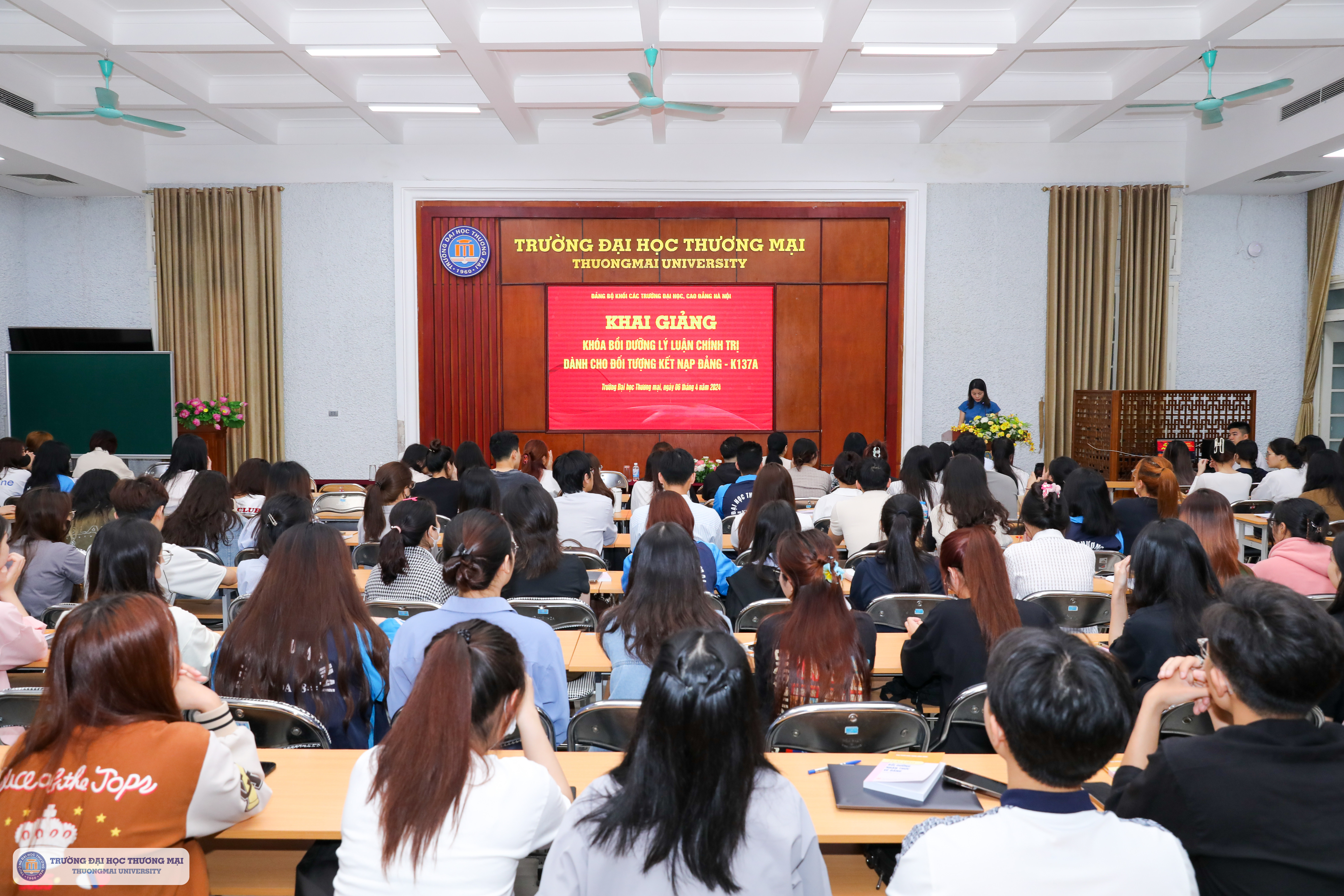 Lễ khai giảng lớp bồi dưỡng lý luận chính trị dành cho đối tượng kết nạp Đảng K137A