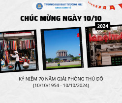 CHÀO MỪNG KỶ NIỆM 70 NĂM GIẢI PHÓNG THỦ ĐÔ (10/10/1954 - 10/10/2024)