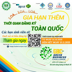 THÔNG BÁO GIA HẠN ĐĂNG KÝ CUỘC THI GBC 2026