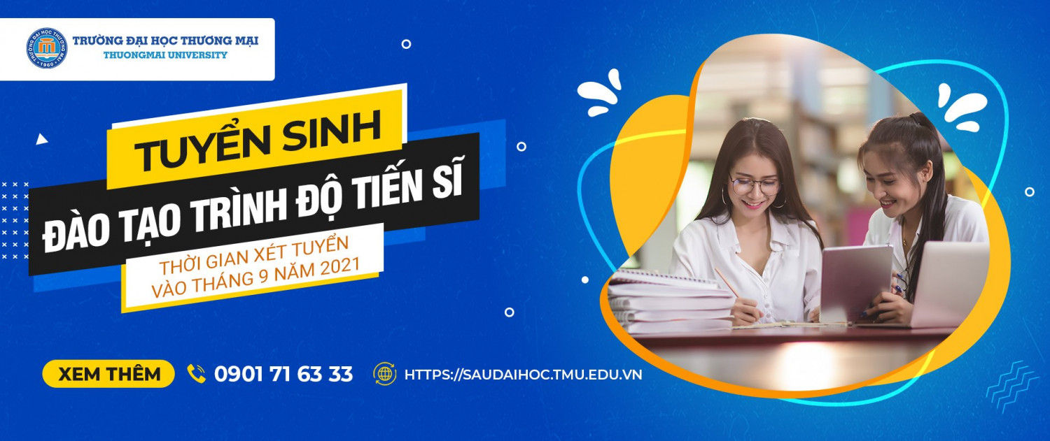 Tuyển sinh đào tạo trình độ tiến sĩ tháng 10 năm 2021