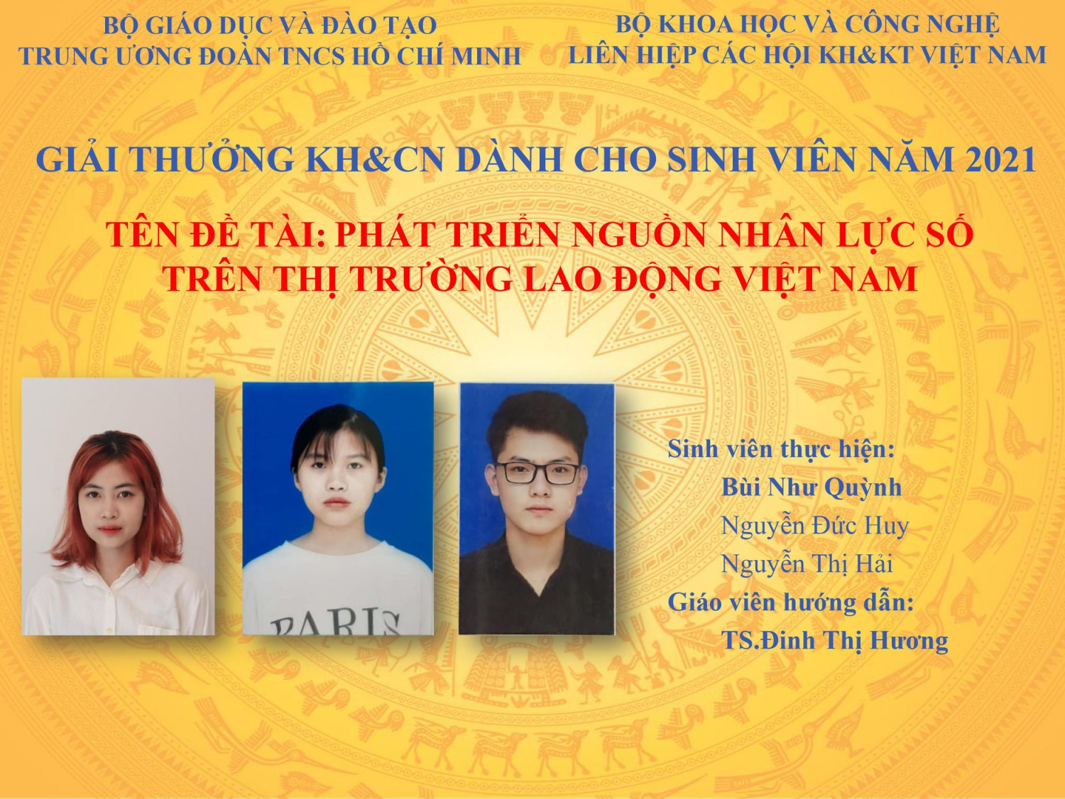 CHÚC MỪNG NGHIÊN CỨU KHOA HỌC SINH VIÊN KHOA QUẢN TRỊ NHÂN LỰC ĐẠT GIẢI NHÌ CẤP BỘ